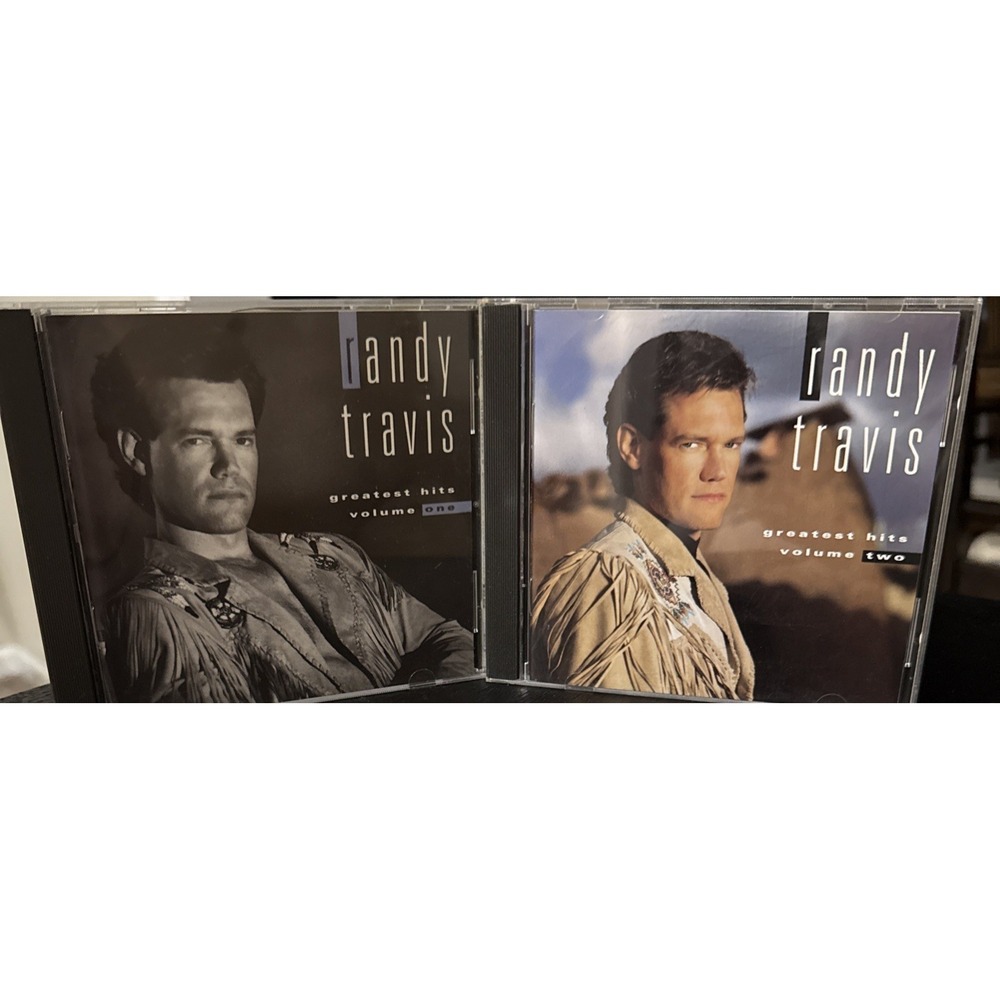 RANDY TRAVIS 2 CD LOT GREATEST HITS VOLUME ONE 1 & TWO 2